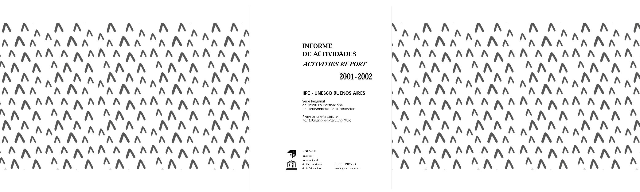 Informe de actividades 2001