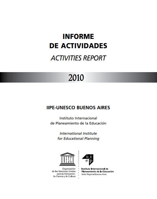 Relatório de atividades 2010-2011