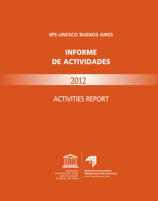 Relatório de atividades 2012-2013