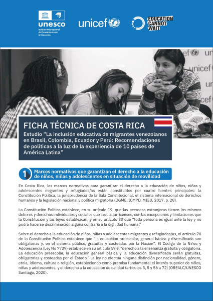 Ficha técnica de Costa Rica