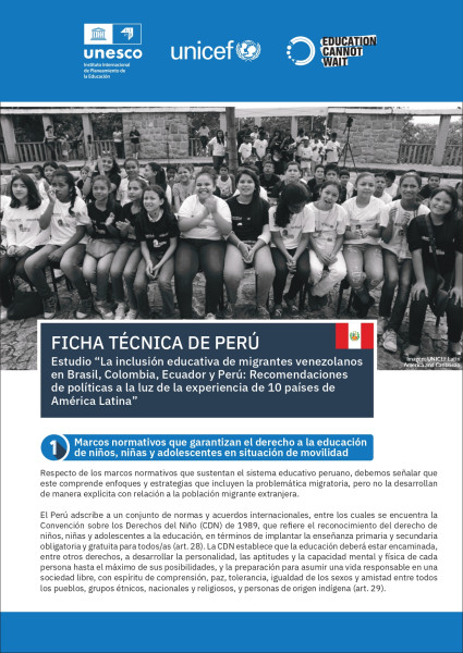 Ficha técnica de Perú