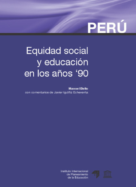 Perú: Equidad social y educación en los años '90