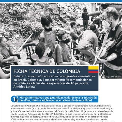 Ficha técnica de Colombia