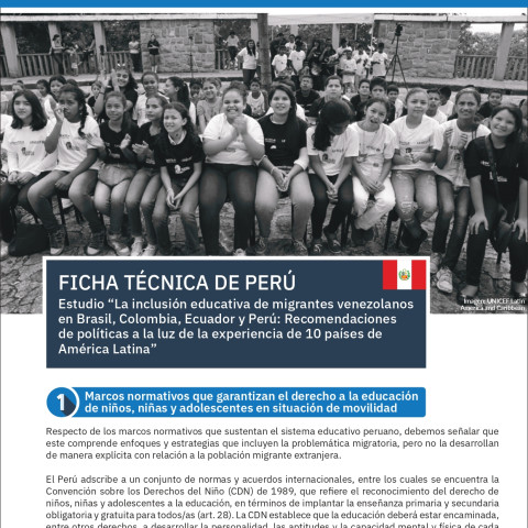Ficha técnica de Perú