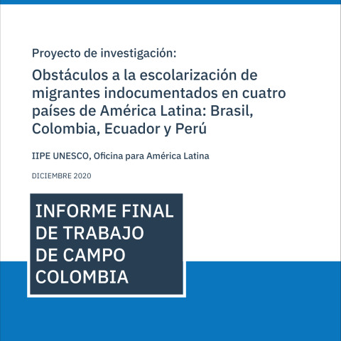 Informe final de trabajo de campo Colombia