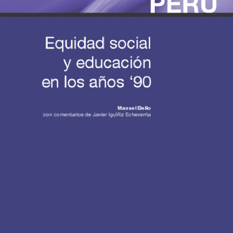 Perú: Equidad social y educación en los años '90