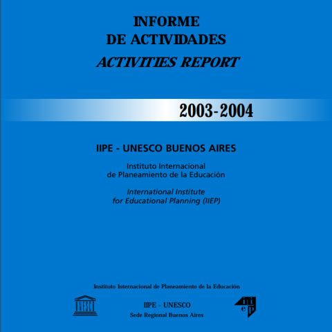 Relatório de Atividades 2003-2004