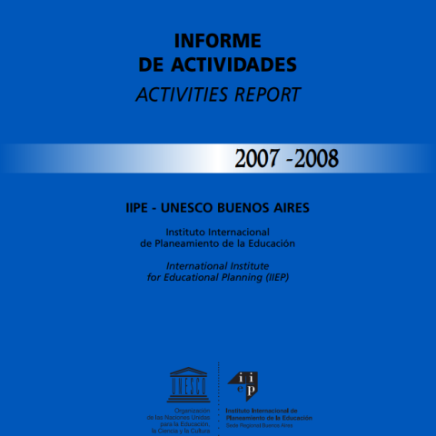 Relatório de atividades 2007-2008