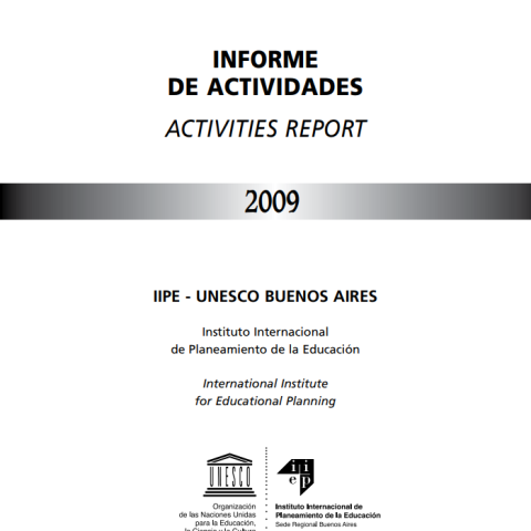 Relatório de atividades 2009