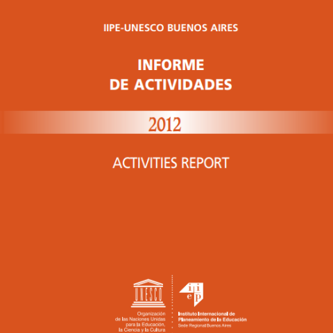 Relatório de atividades 2012